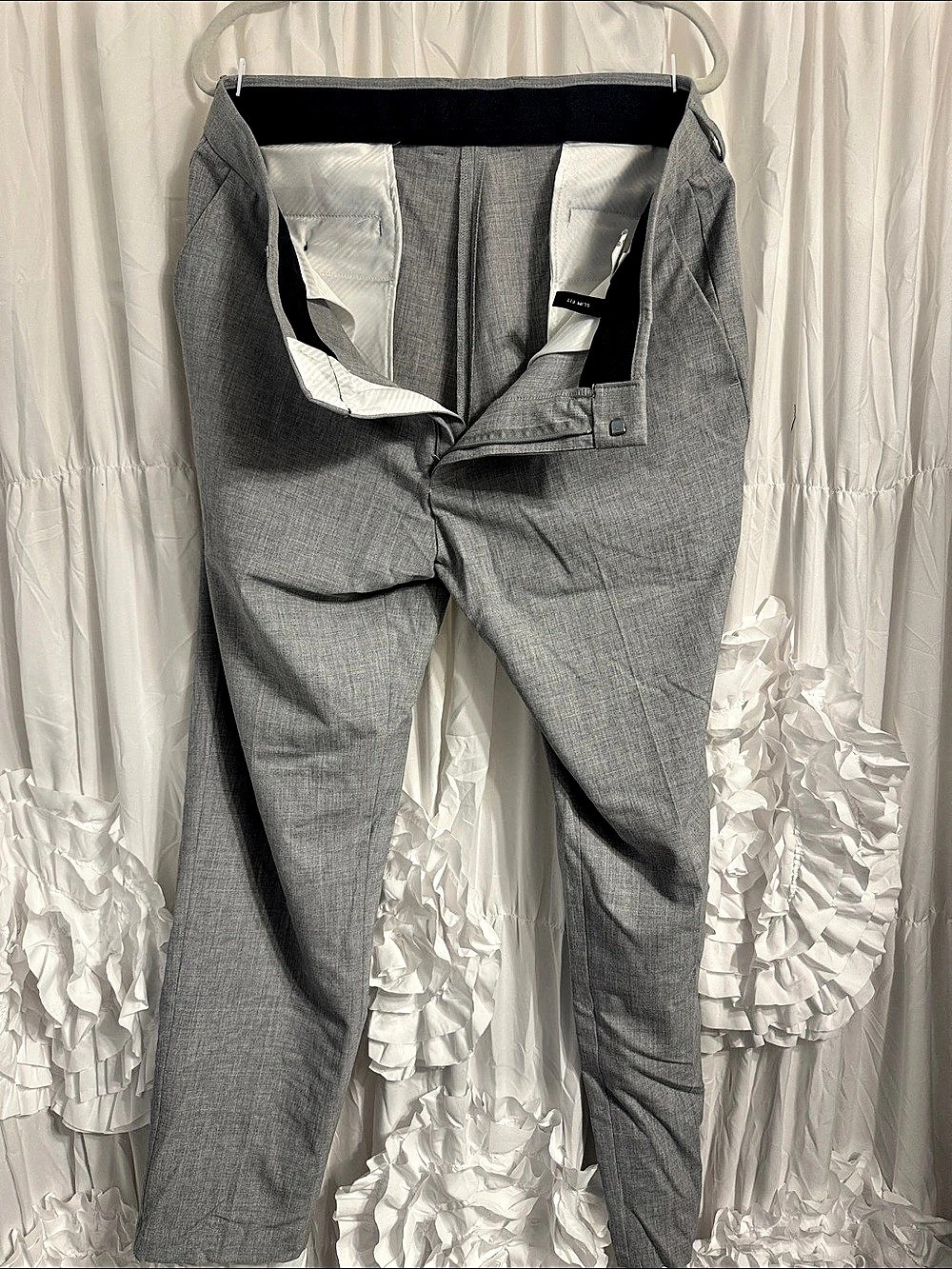 Slim Fit Dress Pants Gray Waist 38 x 32